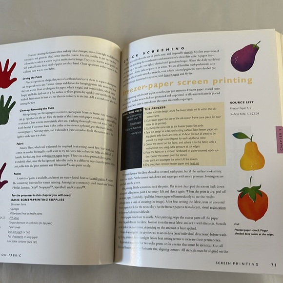 NWT Imagery on Fabric BOOK Jean Ray Laury 1997 Textile Printing Creativity - Picture 16 of 17